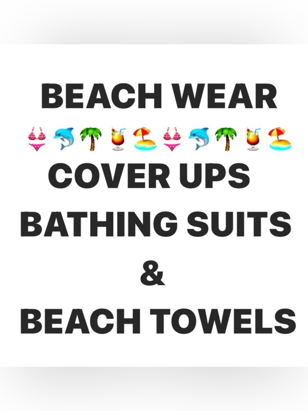 All beach / pool related items